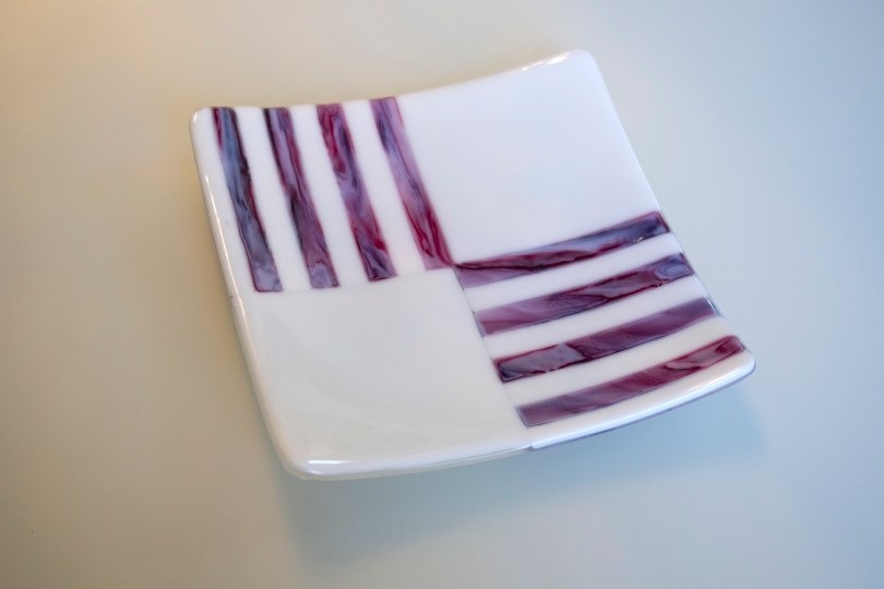 Purple streaky lines