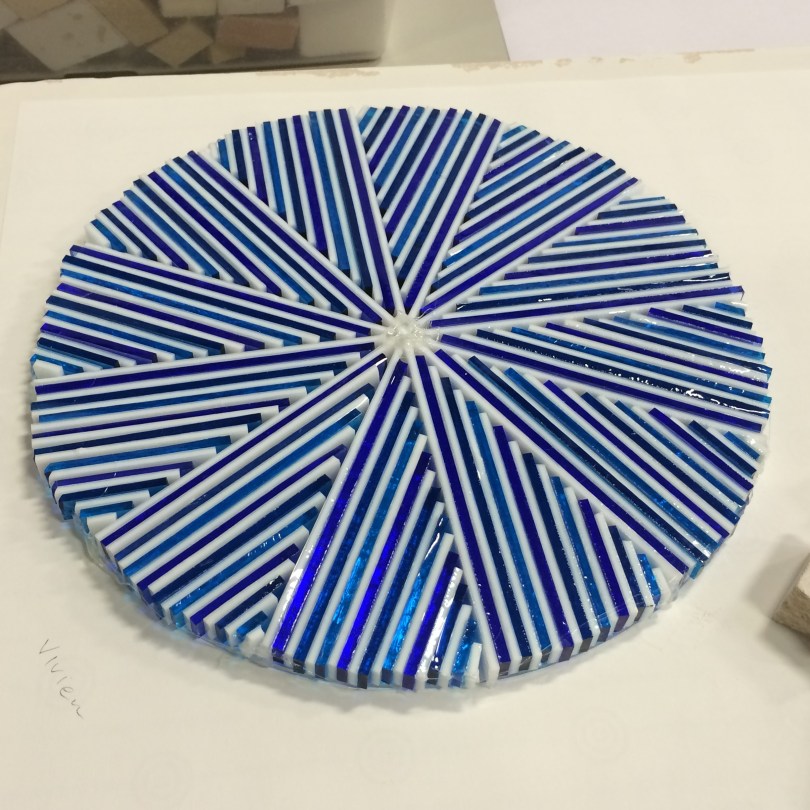 Blue & White Art Deco bowl