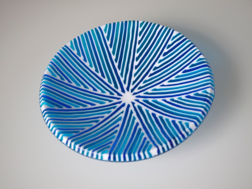 Blue Art Deco Bowl