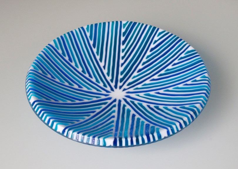 Blue Art Deco Bowl