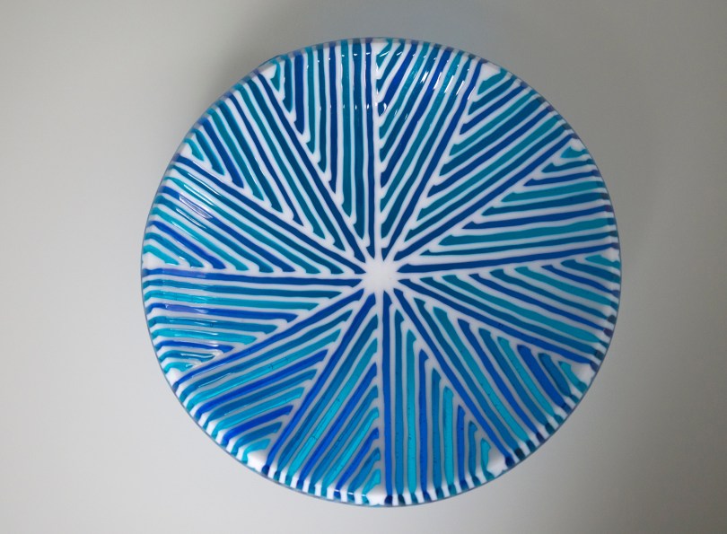 Blue Art Deco Bowl