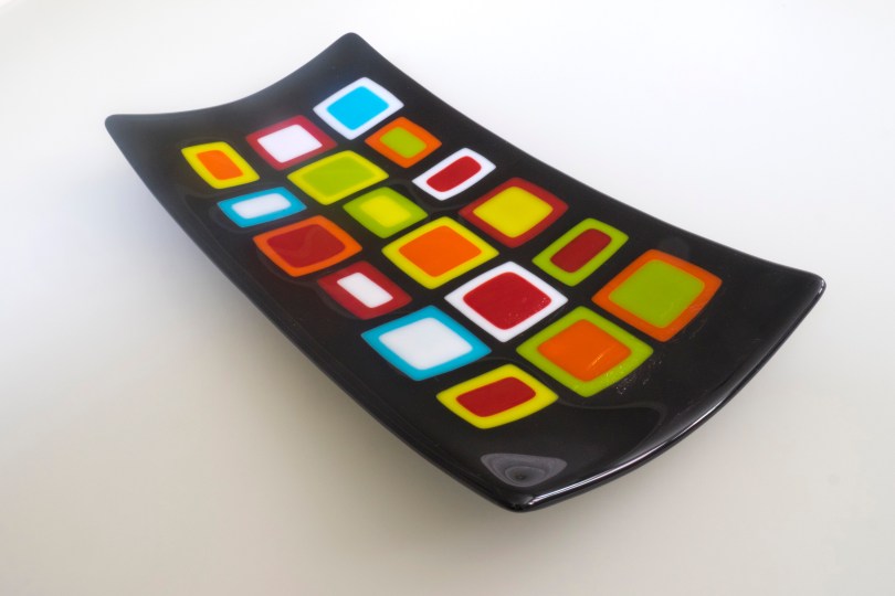 14x7" black and bold squares