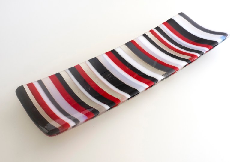 4x14" bold stripes in red