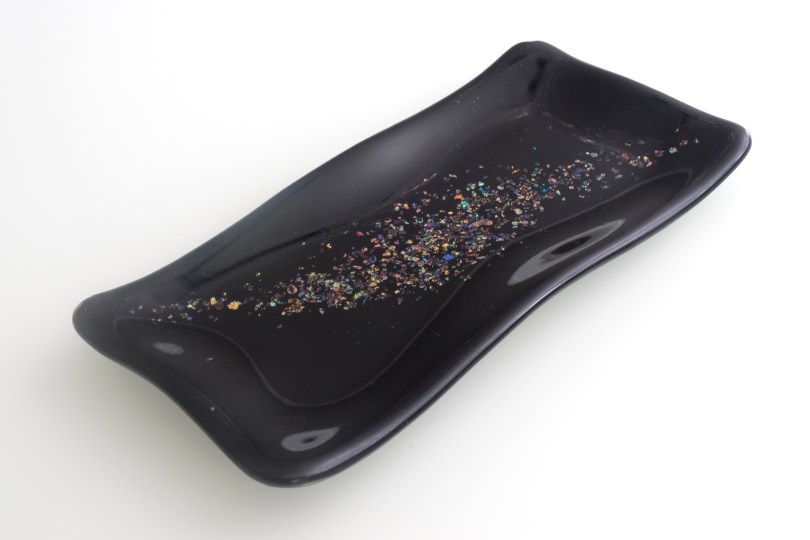 4x8" sparkle sushi dish