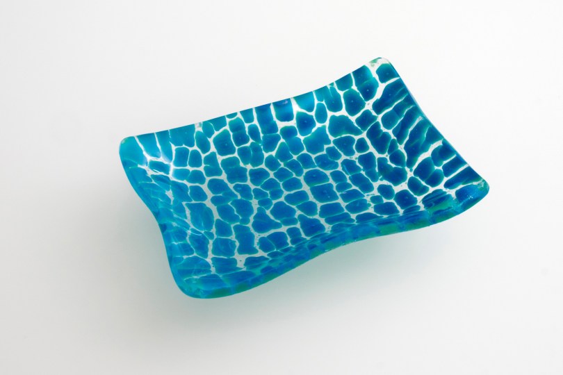 3x4" crackle dip bowl