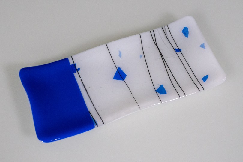 Cobalt blue dish (4x9")